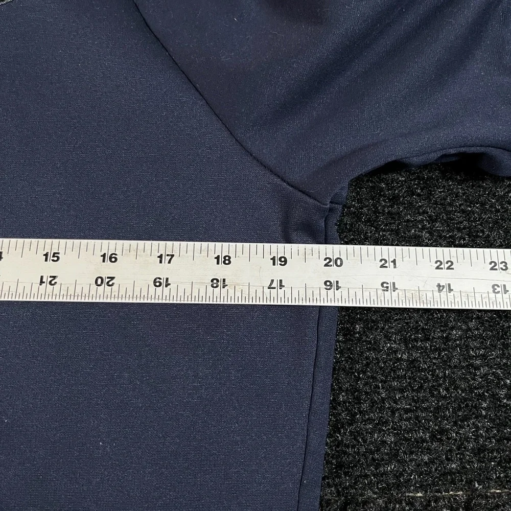 Nike Therma-Fit Navy Blue Drawstring Hoodie Athletic Sweater Men's‎ Size Small